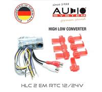 Adattatore High Low a 2 vie per radio OEM, amplificatore 12 + 24 Volt (8-30 V...
