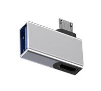 Adattatore host USB ad angolo retto con ingresso di alimentazione aggiuntivo per smartphone e tablet controller di gioco in movimento