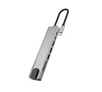 Adattatore Hub 100m Tipo-c Power Delivery Stazione leggera Usb3.0 Docking Usb Doppia espansione Desig I8e7 Dock Otto in