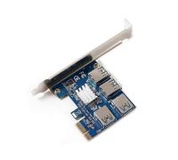 Adattatore hub moltiplicatore di slot USB 3.0 PCI-E Express Riser Card da 1 a 4.