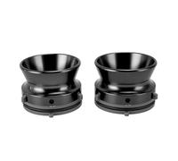 Adattatore Hub Nab, 1 Paio in Lega di Alluminio 1/4 Apri 10 Pollici Installazione Semplice Dispositivo di Caricamento Universale Lucidato per Macchina a Nastro (Black)
