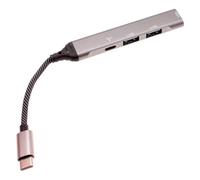 Adattatore Hub PD USB-C 4 in 1 compatibile con Samsung Galaxy Tab A7/Lite/A8/A9/A9 Plus, Tab S7/S8/S9/10/Ultra/Plus/FE - Splitter USB con porta di ricarica di tipo C