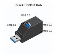 Adattatore HUB USB 3.0 Extender Mini Splitter Box Da 1 a 3 Porte USB 2.0 Ad Alta