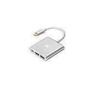 Adattatore HUB USB C 3 in 1 - HDMI, USB, PD - Colore Bianco - Connettività Multipla - Per Computer Portatili