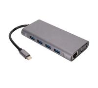 Adattatore Hub USB C con 4K , VGA, USB 3.0, Ethernet RJ45 100mbps, PD 87W p4863