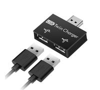Adattatore hub USB Splitter USB Convertitore HUB USB 2.0 USB maschio a doppia interfaccia caricatore femmina per Huawei Xiaomi MacBook Pro