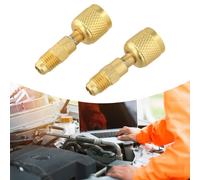 Adattatore HVAC Quick Connect ottone confezione da 2 per R32 R454B 14 SAE femmin