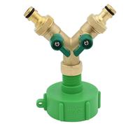 Adattatore IBC a Y in metallo dado fisso 2 pollici (DN 50) filettatura grossa