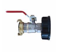 Adattatore IBC S60 con Rubinetto a Sfera 3/4 - Kit Completo per Cisterna