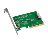 Adattatore ICY DOCK MB409A5 PCIe 5.0 x8 a MCIO 8i con Redriver