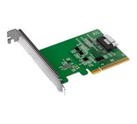 Adattatore Icy Dock slimSAS 8i a PCIe 4.0 x8 con Ricevitore