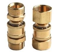 Adattatore idropulitrice in ottone antiperdite M22 14mm set 4pz + 2 guarnizioni