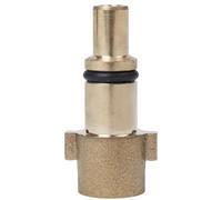 Adattatore idropulitrice ottone/acciaio inox - baionetta 1/4" IG M22 AG - compatibile con Kärcher Kränzle Nilfisk Parkside B&D universale ad alta pressione (KEW Nilfisk Alto 1/4" IG)