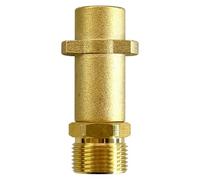 Adattatore idropulitrice ottone/acciaio inox - baionetta 1/4" IG M22 AG - compatibile con Kärcher Kränzle Nilfisk Parkside B&D universale ad alta pressione (per Kärcher baionetta ottone M22 AG)