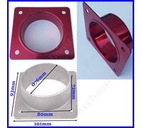 Adattatore IN 76MM Placchetta Per Montaggio Su D'Ingresso Filtro Aria Cono