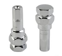 Adattatore in acciaio 62 mm per dadi ruota da 12 mm con sede conica a 60 gradi e doppia compatibilità con attacco esagonale 3/4 e 13/16