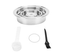 Adattatore in acciaio inox per cialde di caffè, convertitore riutilizzabile per capsule di caffè compatibile con macchine e serie originali, adattatore compatto da grande a