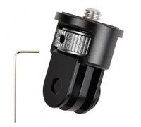 Adattatore in Alluminio da 1/4" Adattatore Camera Adattatore di Montaggio Adattatore filettato girevole, Supporto per treppiede per fotocamera per adattatore Gopro, Insta360 ONE R/X2/GOPRO10/9/8/MAX