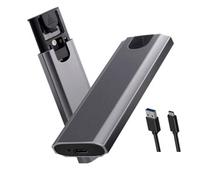 Adattatore in alluminio da M 2 a USB 3 1 che supporta sia NVME che per unità SA