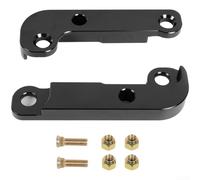 Adattatore in alluminio per BMW E36, kit di derivazione dell'angolo di svolta aumentato, parti dell'angolo di svolta aumentato per prestazioni migliorate, facile installazione, nero (nero)