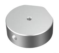 Adattatore in alluminio per Starlink per MINI 2025 Design impermeabile Vite da 1/4 a 3/8 Vestibilità precisa per supporto esterno Nero Leggero Montaggio senza attrezzi (argento)