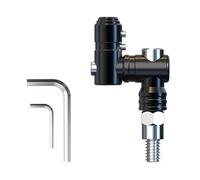 Adattatore In Alluminio Regolabile Per Supporto Specchio Manubrio Moto