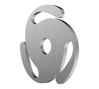 Adattatore in Alluminio Solido Registrato - Inserto di registrazione 45 Rpm, Adattatore Pin Platino | Scheda di Conversione in Alluminio Solido Parti della Piattaforma Tecniche leggere,