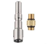 Adattatore in metallo per idropulitrice ad alta pressione Nilfisk Kew Alto con filettatura da 1/4" e sgancio rapido senza attrezzi
