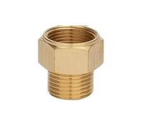 Adattatore in ottone Connettore filettato in ottone da 3/8" 1/4" M14 M18 M22, adattatore maschio femmina for giunti di transizione for torcia idropulitrice ad alta pressione(F22 to M22(15mm))