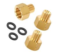 Adattatore In Ottone Da 3/8 "femmina A 1/4" Maschio Connettore Filettato Inverso Per Fornello Da Picnic Adattatore Serbatoio GPL