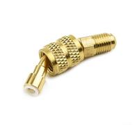 Adattatore in ottone da R410a a per serbatoi e pompe a vuoto, connettore SAE maschio 1/4 x 5/16 femmina SAE adatto per servizio HVAC mini split
