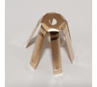 Adattatore in ottone per punte albero da golf 0 335 0 350 0 355 0 370 con contorni arrotondati (6 artigli 350)