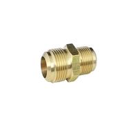 Adattatore in ottone Raccordo for tubo svasato con raccordo a nipplo di riduzione da 1/4 5/16 3/8 1/2 5/8 3/4 7/8 "pollici SAE/Raccordo for in ottone standard Condizionatore d'aria(3l8 To 1l2 SAE)