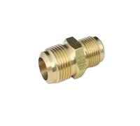 Adattatore in ottone Raccordo for tubo svasato con raccordo a nipplo di riduzione da 1/4 5/16 3/8 1/2 5/8 3/4 7/8 "pollici SAE/Raccordo for in ottone standard Condizionatore d'aria(1l4 To 5l16 SAE)