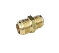 Adattatore in ottone Raccordo for tubo svasato con raccordo a nipplo di riduzione da 1/4 5/16 3/8 1/2 5/8 3/4 7/8 "pollici SAE/Raccordo for in ottone standard Condizionatore d'aria(1l4 To 5l8 SAE)