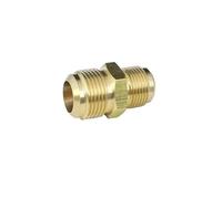 Adattatore in ottone Raccordo for tubo svasato con raccordo a nipplo di riduzione da 1/4 5/16 3/8 1/2 5/8 3/4 7/8 "pollici SAE/Raccordo for in ottone standard Condizionatore d'aria(1l4 To 1l2 SAE)