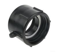Adattatore in plastica PP per serbatoi d'acqua IBC da 1000 litri con parti di valvola a filettatura fine per corsetto compatibile con tubi flessibili DN50 da 2 pollici e filettatura