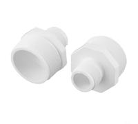 Adattatore in PVC da 1,5 NPT maschio a 3/4 GHT maschio per l'installazione di tubi da giardino dove sono richieste resistenza e rigidità