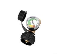 Adattatore in rame per bombole del gas, 92 mm, a prova di perdite | Quadrante luminoso notturno integrato, leggibile al buio, ideale per il campeggio notturno, nessuna torcia necessaria