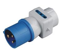 Adattatore industriale 3 PRESE schuko BIVALENTI