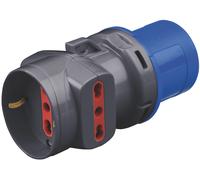 Adattatore Industriale Rosi 1878 2P+ Schuko 10/16A - IP20 Rosi Adattatori elettr