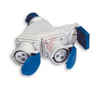 Adattatore Industriale Triplo 220V Presa Multipla Uso Professionale 'FANTON'