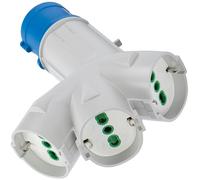 ADATTATORE INDUSTRIALE TRIPLO CEE 73095 IP44 FANTON