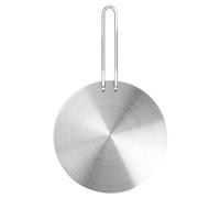 Adattatore Induzione, 20cm/22cm/24cm Piastra per Induzione Adattatore in Acciaio Inossidabile, Piastra di Diffusione di Calore con Manico Separabili (24cm/9,4'')