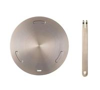 Adattatore Induzione Piastra di conduzione del calore for fornello a induzione da cucina Piastra di diffusione del calore in acciaio inossidabile Piastra di protezione for fornello a induzione(16cm)