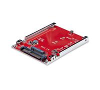 Adattatore Interfaccia StarTech.com 1M25-U3-M2-ADAPTER U.3 a M.2 PCIe NVMe 2,5" Rosso