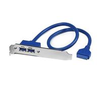 Adattatore interfaccia Startech USB3SPLATE 2 porte USB 3.2 Gen1 retro IDC 0.5m