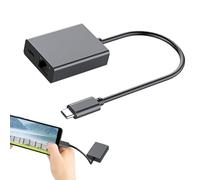 Adattatore Internet, Adattatore Ethernet Plug and Play | Adattatore Ethernet di rete veloce portatile da 1000 Mbps,Cavi di filo Internet, accessori per computer Connettività migliorata per PC, casa, u