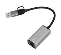 Adattatore Internet USB, Dissipazione del Calore Rapida Installazione Semplice Adattatore Gigabit Ethernet in Alluminio Stabile per