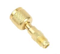 Adattatore interno in ottone R32 con connessioni SAE da 1/4" per serbatoio R454ABC, perfetto per manutenzione HVAC